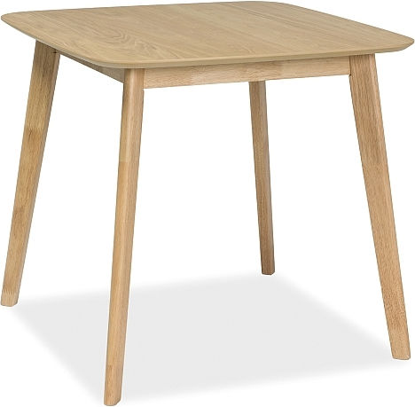 Mosso III Квадратна Маса За Кухня Дървена Дъб 80x80x75см