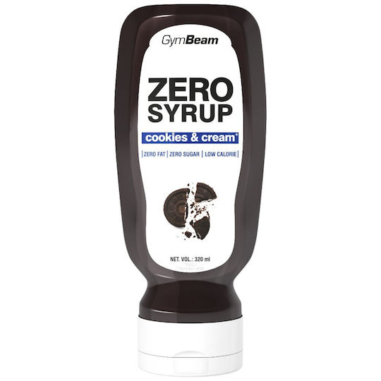 GymBeam Syrup Zero with Cookies & Cream Flavour Sugar Free 320ml