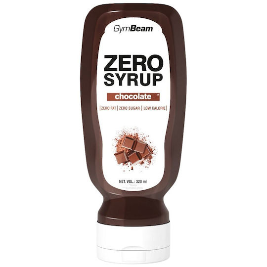 GymBeam Σιρόπι Ζαχαροπλαστικής Zero με Γεύση Chocolate Χωρίς Προσθήκη Ζάχαρης 320ml
