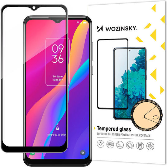 Wozinsky Super Tough Full Glue Full Face Tempered Glass Black (Tcl 30 E)