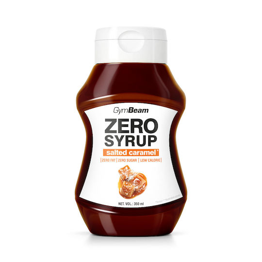 GymBeam Syrup Zero with Salted Caramel Flavour Sugar Free 350ml