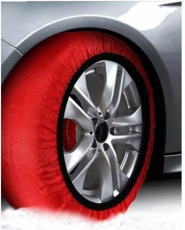 XSmall 58 Anti-slip Snow Socks XS Passenger Car 2pcs