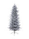 Weihnachtsbaum Grandis Slim Fir Schlank Beschneit 240cm mit 2162 Zweige