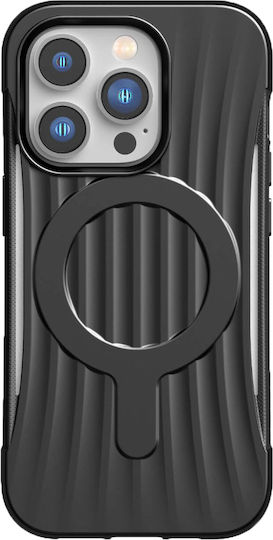 X-Doria Raptic Clutch MagSafe Back Cover Plastic / Silicon Negru (iPhone 14 Pro)