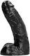 All Black Dong Ρεαλιστικό Dildo με Όρχεις Μαύρο 25.5cm
