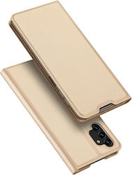 Dux Ducis Skin Pro Umschlag Rückseite Synthetisches Leder Gold (Galaxy A13 4G)