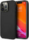 Mercedes-Benz Leather Hot Stamped Back Cover Δερμάτινο / Πλαστικό / Σιλικόνης Μαύρο (iPhone 14 Pro Max)