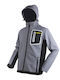 Topmaster Softshell 557 Μπουφάν Εργασίας Softshell με Αποσπώμενη Κουκούλα Γκρι