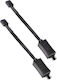 Silverstone Sst Cpf05 Black - Cable 0.1m Μαύρο SST-CPF05