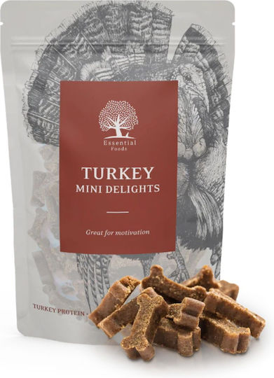Essential Foods Turkey Mini Delights Бисквити за Кучета с Турция 100gr ESF-3155