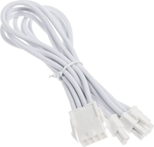 Silverstone 8-Pin PCIe - 6+2 Pin PCIe Cable 0.25m Λευκό SST-PP07E-PCI8W-V2