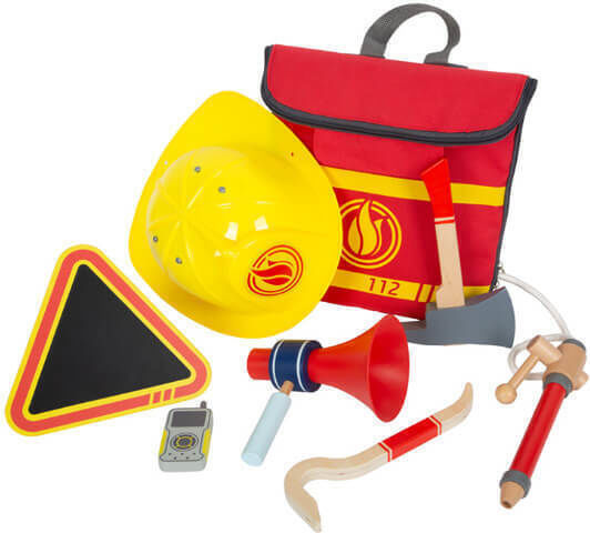 Small Foot Holz-Feuerwehr-Set Für Ab 3 Jahren