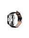 Crong Noble Band Λουράκι Δερμάτινο Μαύρο (Apple Watch Ultra 49mm)