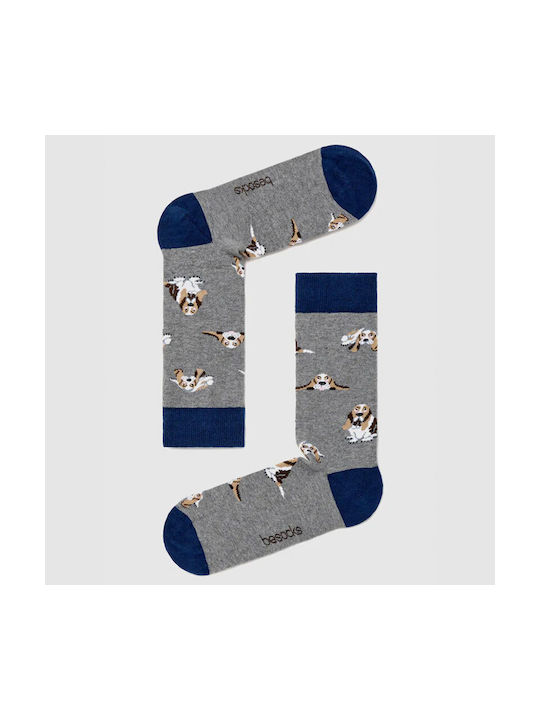 BESOCKS SOCKEN BEBASSET-GRAU