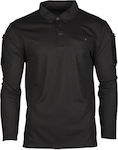 Mil-Tec Tactical Quickdry Bluza Polo în culoarea Negru