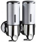 Commercial Cream Soap Dispenser 2x500ml Gray