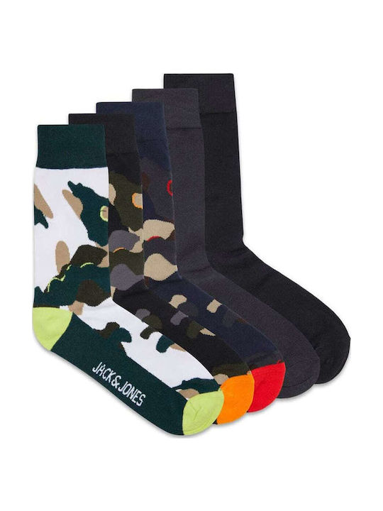 Jack & Jones Bărbați Șosete Multicolor 5Pachet