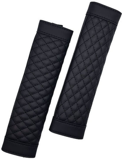 Carsun Set of 2pcs Car Seat Belt Pads Black