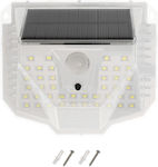 GDPLUS Επιτοίχιο Ηλιακό Φωτιστικό 1.5W 130lm Ψυχρό Λευκό 6500K με Αισθητήρα Κίνησης και Φωτοκύτταρο IP65