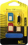 Noosy SIM Adapter In Multicolour Colour