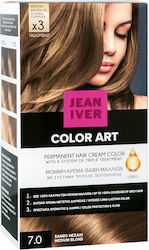 Jean Iver Color Art Боя за Коса N.7.0 Тъмно Рус...