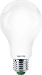 Philips LED Bulbs for Socket E27 and Shape A70 Warm White 1535lm 1pcs