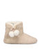 Geschlossene Damen Hausschuhe in Beige Farbe TW007-L47