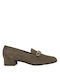 Mocasini din piele D Chicas 1401 Khaki