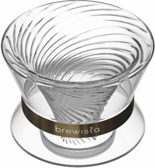 Brewista Tornado Dripper Duo Coffee Dripper Γυάλινο Διάφανο