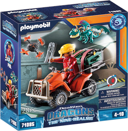 Playmobil Дракони The Nine Realms - Phil за 4-10 години