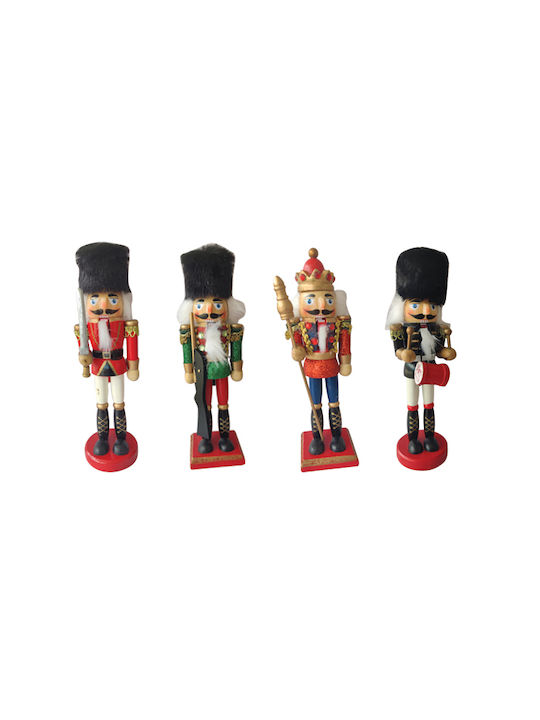 AGC Nutcracker de Crăciun Lemn Înălțime 20cm. (Diverse modele/culori)