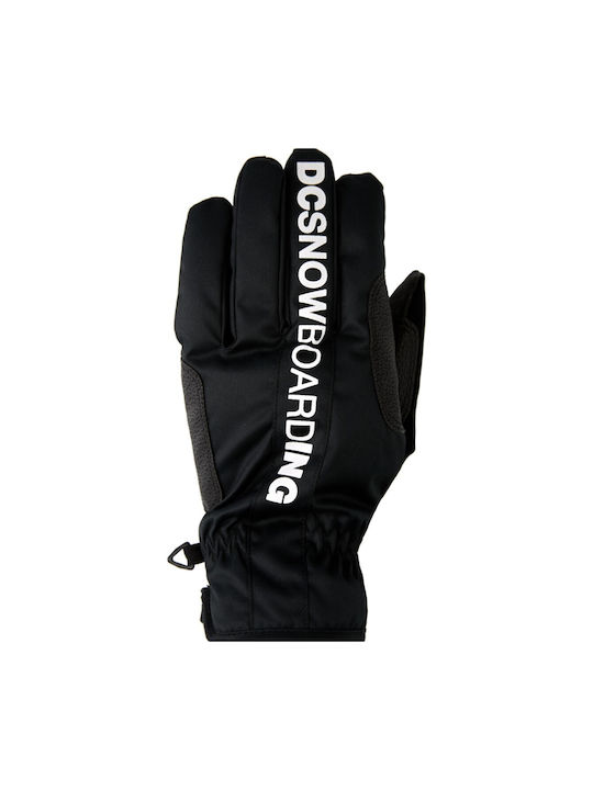 DC Salute 10k Insulated Ανδρικά Γάντια Σκι & Snowboard Μαύρα