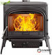 Kawmet Premium Sphinx S6 Eco Μαντεμένια Ξυλόσομπα 13.9kW Μαύρη