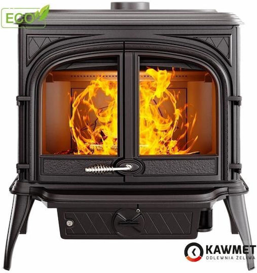 Kawmet Premium Helios S8 Eco Fontă Soba pe lemne 13.9kW Negru