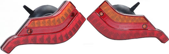 Σετ Φώτα Τρέιλερ LED Αδιάβροχα με Μαγνήτη 12 / 24V 2τμχ