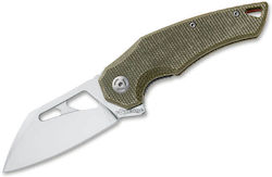 EDC Foxedge Atrax Micarta Μαχαίρι OD Green
