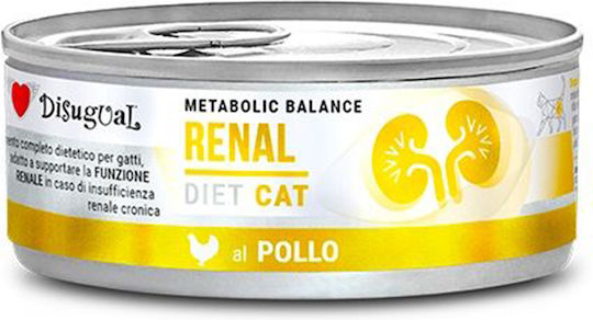 Disugual Metabolic Balance Renal Υγρή Τροφή για Γάτες σε Κονσέρβα με Κοτόπουλο Διαίτης 85gr