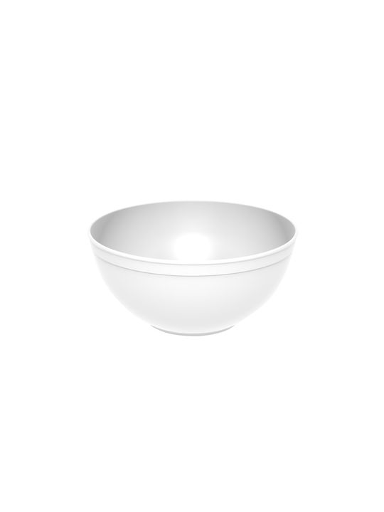 Goldplast Mineral Plastic Salad Bowl White 20x20cm 6pcs