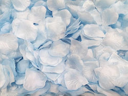 Rose petals Blue fabric 100 pcs.