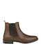 Leder Anatomisch Chelsea Herrenstiefel Tabac Braun