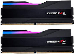 G.Skill Trident Z5 RGB 32GB DDR5 RAM με 2 Modules (2x16GB) και Ταχύτητα 7200 για Desktop
