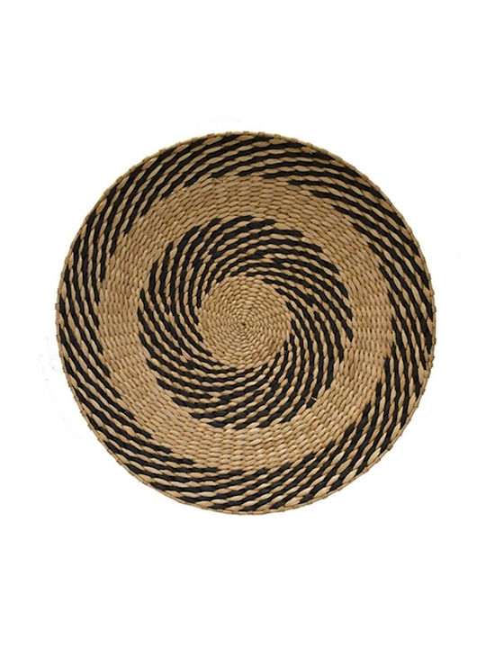 Atmosphera Wicker Wall Plate Πιατέλα 50x50x6cm