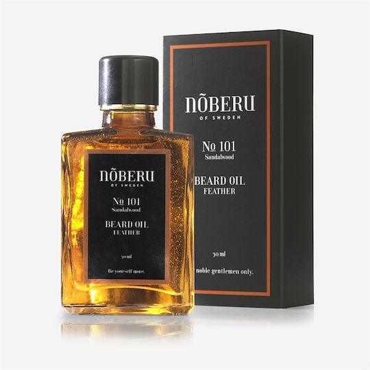 Noberu of Sweden Ulei Produse pentru Îngrijirea Bărbii Feather Lemn de santal 30ml