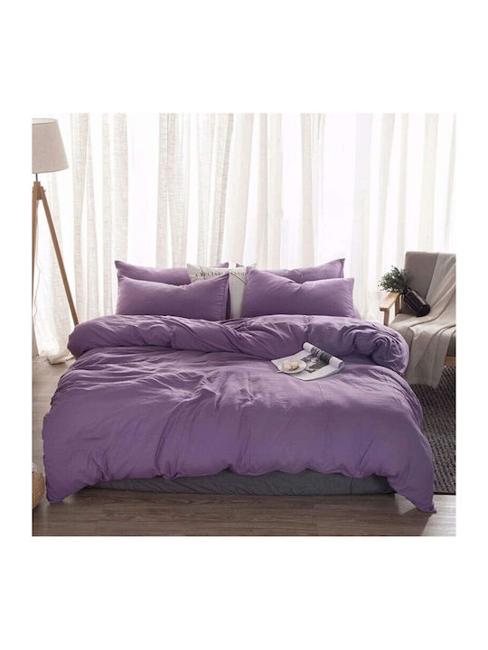 Ehome Duvet Cover Queen 220x240 Thiki THIKI-Λιλά Lila