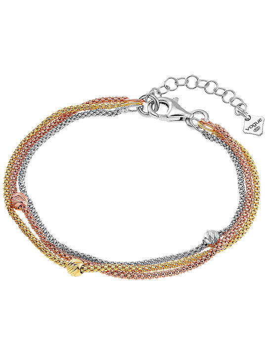 Vogue Bracelet Chain made of Silver Gold Plated