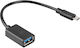 Lanberg Μετατροπέας micro USB male σε USB-A female 1τμχ AD-OTG-UM-01