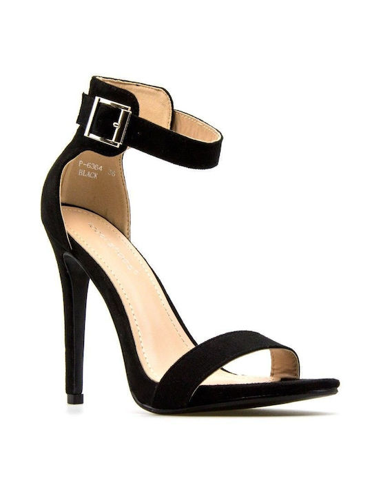 Black Sandal with Heel