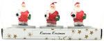 Set of candles Santa Claus 3 pcs