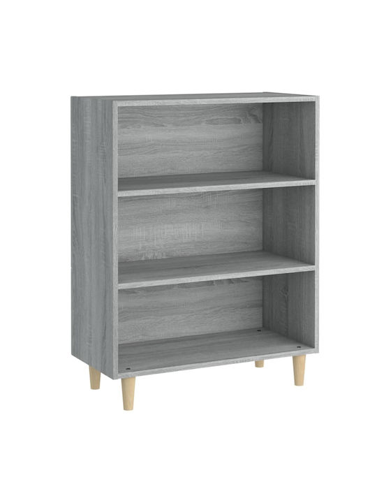 Bookcase Gray 69.5x32.5x90cm