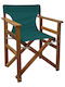 Director's Chair Wooden Torino Karydi / Kyparissi 1pcs 59x51x85cm.